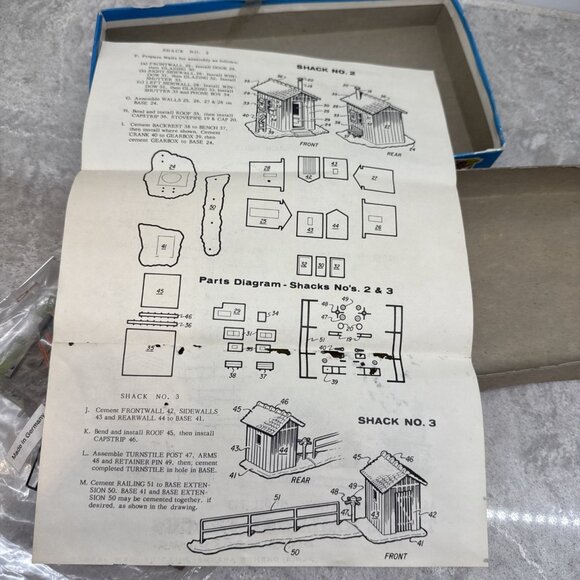 1:87 HO Scale / Gauge Atlas # 702-89 Trackside Shacks (#2) Kit . Never used. - Picture 8 of 10